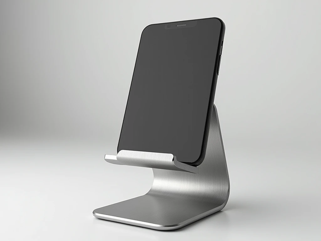 Apex Aluminum Stand with brushed metal finish